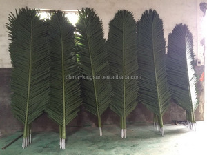 gros fabricant faire nouveau style matériau sans soudure en plein air décoratif faux artificielle <span class=keywords><strong>feuille</strong></span> <span class=keywords><strong>de</strong></span> palmier - Product Image 5