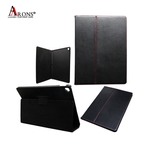 De pie de cuero genuino de vaca de tablet funda para <span class=keywords><strong>ipad</strong></span> <span class=keywords><strong>Air</strong></span>, <span class=keywords><strong>ipad</strong></span> pro <span class=keywords><strong>12</strong></span>,<span class=keywords><strong>9</strong></span> <span class=keywords><strong>pulgadas</strong></span> 2017 - Product Image 1