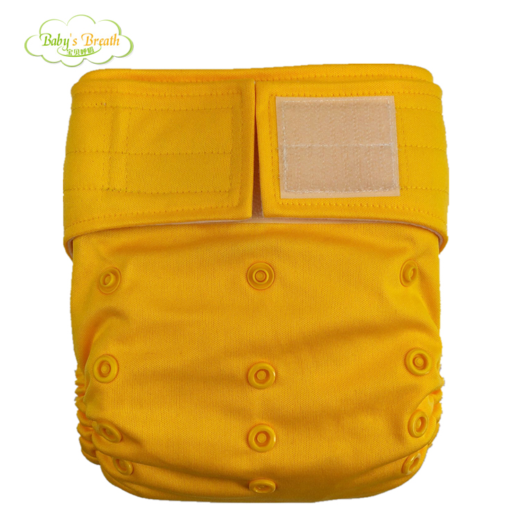 Vente en gros de couches lavables pour bébé, tissu de poche réutilisable, couche-culotte lavable, crochet et boucle, couche-culotte de poche