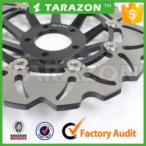 China CNC machined front floating brake disc for <span class=keywords><strong>Suzuki</strong></span> GS F 500CC - Product Image 3