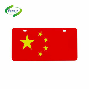 No MOQ personalizado en blanco sublimación coche <span class=keywords><strong>aluminio</strong></span> <span class=keywords><strong>placa</strong></span> <span class=keywords><strong>de</strong></span> licencia - Product Image 5