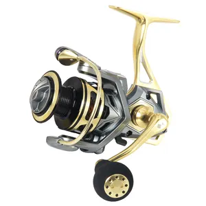 Angler Dream Size 2500-5000 Spinner Reels 5.2:1 Ratio Max Drag 20kg Full Metal Sea Fishing Reels Spinning