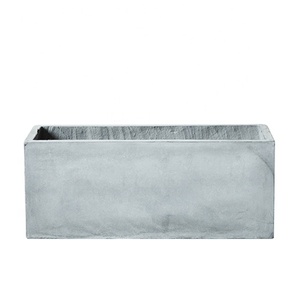 Hình Chữ Nhật Sợi Xi Măng Trong Nhà/Ngoài Trời Vườn Trồng Tối Giản Lọ Hoa Cho Nhà Hoặc Khách Sạn Cho Hoa Nhân Tạo - Product Image 1