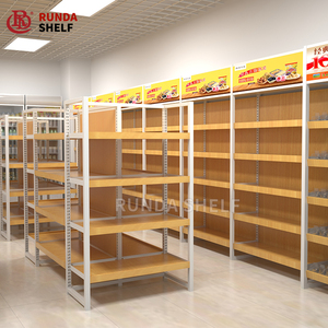 Khuyến Mại Duy Nhất Hai Mặt Kim Loại Hiển Thị Kệ Giá Không Thứ Hai Tay Cho Siêu Thị Gỗ Kệ Sử Dụng Cho Việc Sử Dụng - Product Image 2