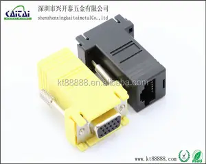 D sous HD15 pin à rj45 connecteurs