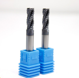 Carburo de tungsteno de HRC45-48 de alta precisión GEX 3 <span class=keywords><strong>flautas</strong></span> de desbaste de molinos de extremo fresadora de cara de - Product Image 3