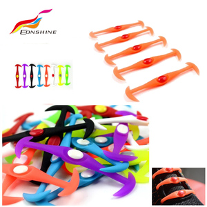 2018 silicona elástica sin lazo cordones atletismo y vestido senderismo botas - Product Image 5