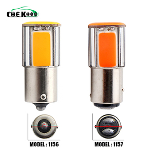 S25 COB 24SMD P21W BA15S 1156 PY21W 1157 Đèn Bay15d P21/5W BulbCar LED Bật Tín Hiệu Ánh Sáng 12V DC 420Lm Trắng Vàng Đỏ - Product Image 5