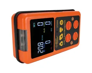 4 in 1 EU Digitale Rilevatore di Gas O2 H2S CO LEL Portatile Mini Analizzatore di Gas Monitor di Aria di Fughe di Gas Tester monossido Di carbonio Meter ST8900