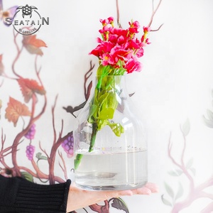 Hermosa cilindro claro jarrones de <span class=keywords><strong>cristal</strong></span> flor para la decoración del hogar - Product Image 5