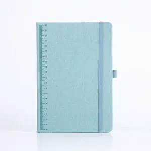 New arrival wholesale branded canvas thermo leather notebook