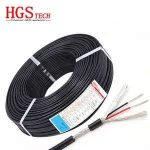 AWM 2464 2 18AWG Core Isolado PVC Fio Condutor de Cabo Blindado