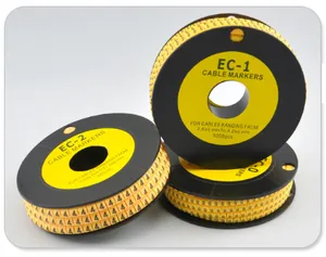 الصانع الكهربائية PVC EC 1 2 3 J كابل علامة