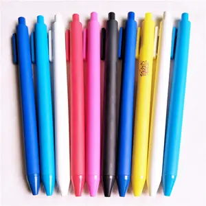 Stylo à bille en plastique multicolore, cadeau promotionnel, ordinaire, bon marché, stylo à bille avec logo personnalisé, offre spéciale