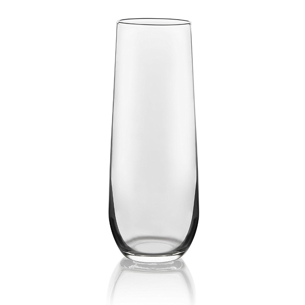 Wholesale Wedding Cheap 270ml 9oz Type Glass Stemless Champagne Flute