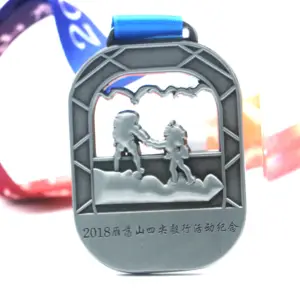 Maratona Medalha Da Liga do Zinco personalizado Escola Competição Celebração Empresa Comemorativa Medalha Medalha de Metal