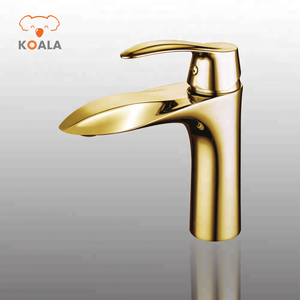 Nizza risparmio idrico Venus Stilografica D'oro Della Novità Caravan Wc Solido Cromato placcato Oro Bagno Rubinetto - Product Image 3