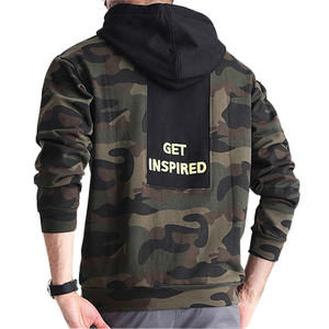 Nuevo diseño primavera Sudadera con capucha de camuflaje suelto Popular Logo de Hip Hop para hombres Sudadera con capucha - Product Image 2