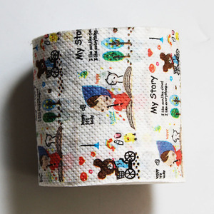 Papel Higiénico Suave de Pulpa de Madera Virgen con Estampado de Unicornios, Papel Decorativo Biodegradable, Rollo de Papel Higiénico Rosa - Product Image 5