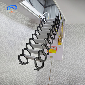 Retráctil Invisible de aluminio tirar ático <span class=keywords><strong>escalera</strong></span> telescópica para espacio pequeño - Product Image 1