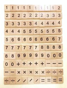 Nuevo completo 100 piezas de madera scrabble letras y números para manualidades colgantes <span class=keywords><strong>ortograf</strong></span>ía - Product Image 3