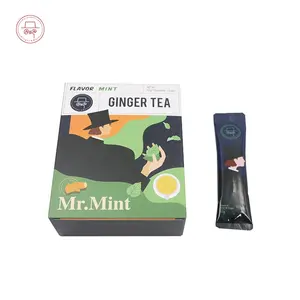 Sachet de thé aux herbes naturelles aromatisé à la menthe thé au gingembre biologique Offre Spéciale de qualité supérieure