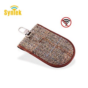 RFID Blocage de Signal <span class=keywords><strong>Faraday</strong></span> Sac/Clé De Voiture Bloqueur <span class=keywords><strong>Pochette</strong></span> avec Harries Tweed - Product Image 5