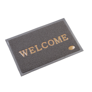 Personnalisé blanc gris bande imprimé triangle jouer imperméable rayé diamant pvc <span class=keywords><strong>porte</strong></span> double couleurs rayure tapis - Product Image 1