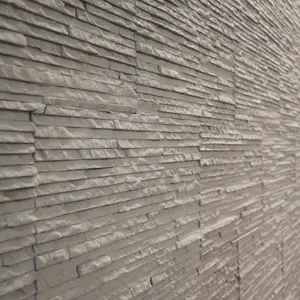 Vanjoin Flexible Wand Keramik Canyon Schiefer Glasiertem Porzellan Fliesen