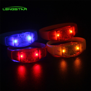 <span class=keywords><strong>Gran</strong></span> concierto de Led de moda logotipo personalizado Led parpadeante pulsera para fiesta - Product Image 5