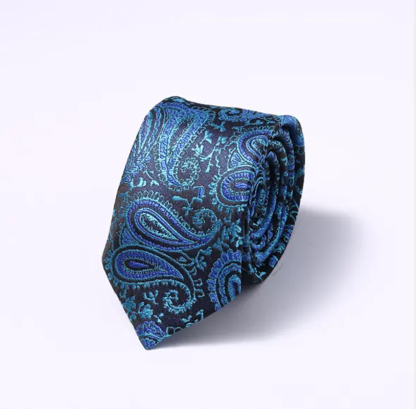 6cm Neck Tie Woven Loose Silk Tie Fashion Stock 100% Silk for Man Wholesale 11 Color Silk Men Neckwear Tie Customized 50pieces