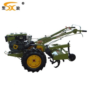 Tracteur à chenilles Shengxuan 15 HP avec moteur Quancai monocylindre, transmission par courroie, pneus 6.00-12, haute productivité pour la ferme et le jardin - Product Image 4