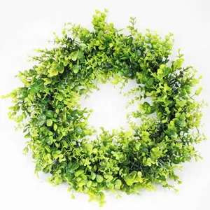 Wholesale holiday and party decor craft, preserved boxwood wreath