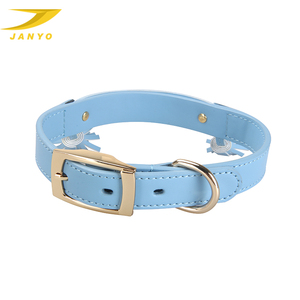 Conjunto de Correa y <span class=keywords><strong>collar</strong></span> de perro de cuero de alta calidad hecho a mano al por mayor - Product Image 2