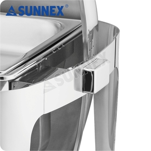 Sunnex Vente en gros Nouveau Réchaud de buffet professionnel en acier inoxydable poli miroir 8,5 litres pour hôtels et restaurants - Product Image 5