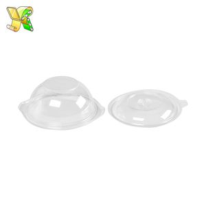 <span class=keywords><strong>Saladier</strong></span> en plastique <span class=keywords><strong>transparent</strong></span> rond bol à salade bol à salade en plastique jetable et couvercle 32 oz - Product Image 1