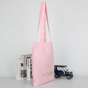 <span class=keywords><strong>Sac</strong></span> fourre-tout en toile rose pour filles, mignon, fourre-tout, pour Shopping, à l'école, pour cosmétiques, avec poignée - Product Image 3