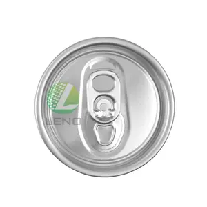 Couvercle eoee 206 pour boissons, en aluminium, bout facile à ouvrir, soak-on sur la table, pour boissons, 57mm