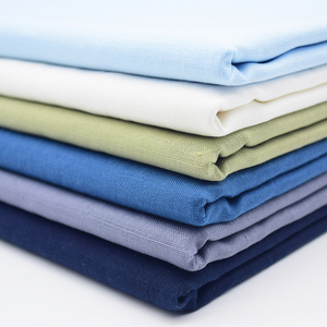 Skygen peigné slod couleur doux plaine teints 55% lin 45% coton tissu pour pour robe chemises - Product Image 3