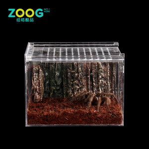 Al por mayor personalizado acrílico claro camaleón arañas escarabajo tarántula Terrario de reptiles caja jaula - Product Image 4