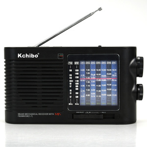 <span class=keywords><strong>Radio</strong></span> Retrò Senza Schermo FM/MW/SW a 9 Bande con Lettore MP3, USB, Scheda SD, Bassa Distorsione Audio, Altoparlante Integrato, in Plastica - Product Image 1