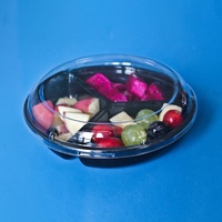 Hartelijke Vorm Doorzichtige Plastic Fruitsaladecontainer Voor Huisdieren