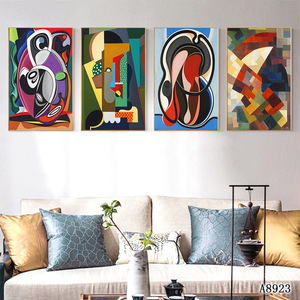 Instruments <span class=keywords><strong>de</strong></span> <span class=keywords><strong>musique</strong></span> <span class=keywords><strong>peinture</strong></span> à l'huile abstraite pour la décoration murale du salon - Product Image 3