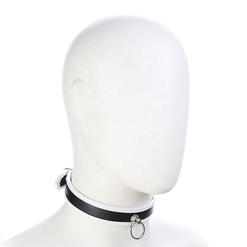 Anneau de cou de Collier Roleplay Réglable Ceinture Esclave SM Bondage