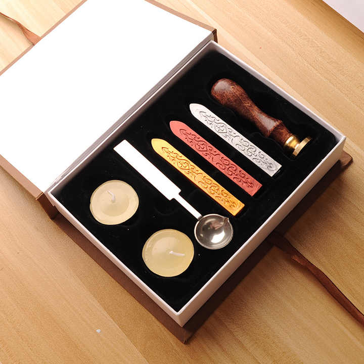 vintage wax seal stamp set for wedding - buy wax seal stamp kit