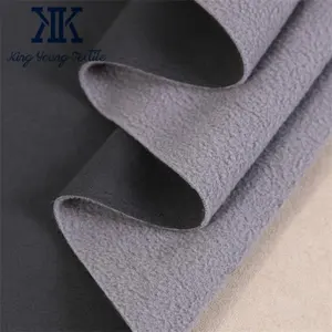 Tela de chaqueta softshell impermeable, tela de concha suave para ropa, tela de poliéster suave impermeable