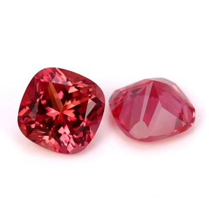 Цветной корунд Padparadscha, свободный синтетический корунд с драгоценными камнями - Product Image 5