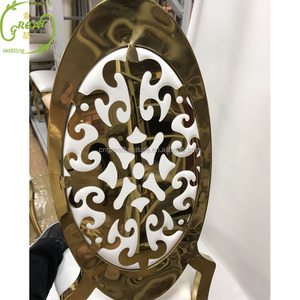 Putih Mewah Terbaru untuk Pesta Plastik Akrilik Lipat Pink HITAM Chavari Banquet Throne Mewah King dan <span class=keywords><strong>Queen</strong></span> Royal Kursi Pernikahan - Product Image 6
