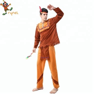 PGMC0139 Hommes Native American Indian Guerrier Fantaisie Robe costumes - Product Image 1