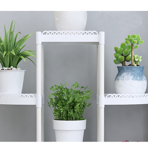 Étagère de rangement <span class=keywords><strong>en</strong></span> <span class=keywords><strong>bois</strong></span> <span class=keywords><strong>pour</strong></span> présentation de <span class=keywords><strong>fleurs</strong></span>, support <span class=keywords><strong>pour</strong></span> présentoirs de plantes, à la mode, 2019 - Product Image 4